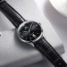 依波(EBOHR)手表 商务机械表男表新品日期 黑面皮带