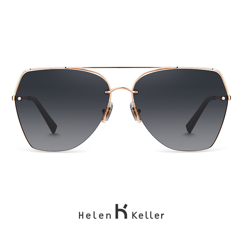 海伦凯勒2019新品太阳镜女潮明星款偏光墨镜女大框开车眼镜H8825