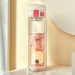 日本品牌AKAW爱家屋双层玻璃杯便携女可爱泡花茶水分离杯创意网红380ml