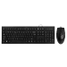 双飞燕KR-8572usb有线键盘鼠标套装电脑笔记本办公家用