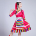 藏族舞蹈演出服装 女 成人水袖少数民族表演服饰舞台长短袖广场舞