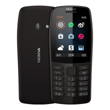 诺基亚（NOKIA）210 移动联通2G 老人老年直板按键手机 学生备用功能机