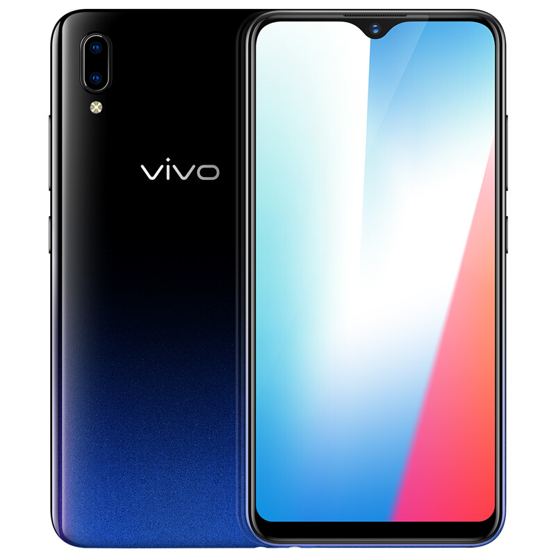 vivo Y93 标准版 3G+64G 星夜黑 水滴屏全面屏 全网通4G手机 双卡双待