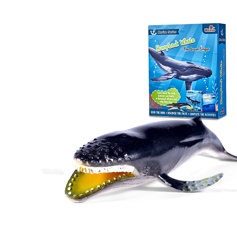 仿真动物模型亲子互动玩具座头鲸