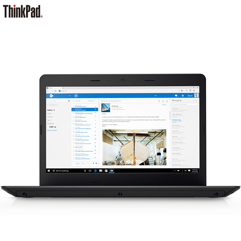 ThinkPad E475 0MCD 14英寸笔记本电脑 A6-9500B 8G
