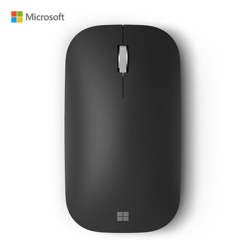 微软 (Microsoft) 时尚设计师鼠标 典雅黑 Mobile便携鼠标 蓝影技术 无线蓝牙