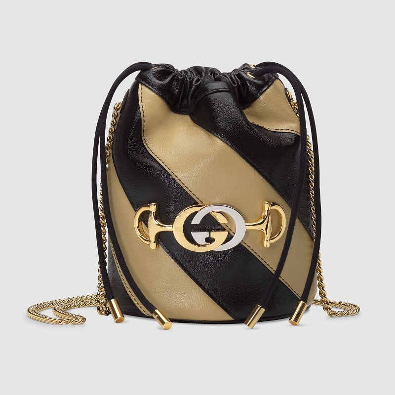 古驰/GUCCI Gucci Zumi系列迷你水桶包