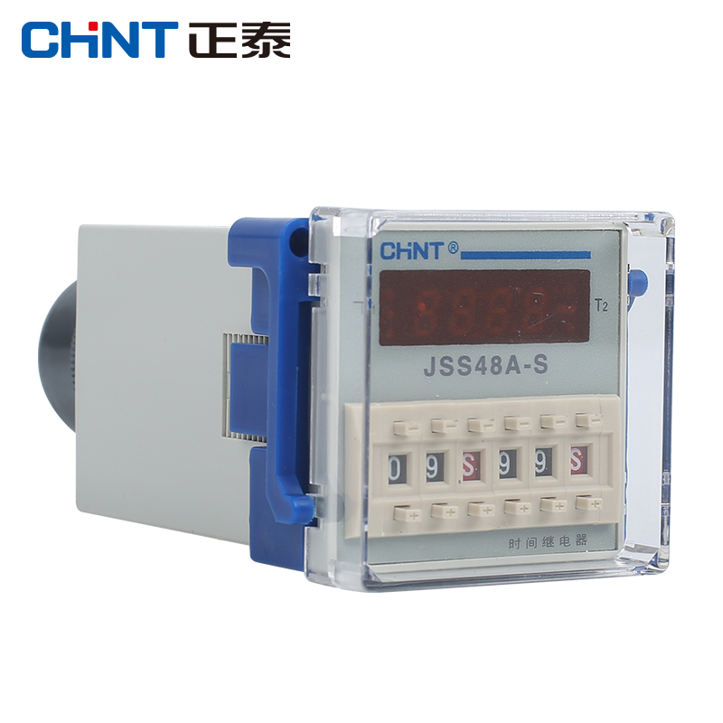 正泰（CHNT）JSS48A-S数显循环时间继电器220v 循环控制时间继电器