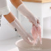 【优品汇】【2双】透白家务手套防水橡胶洗碗手套防滑耐磨不易破损 Y012
