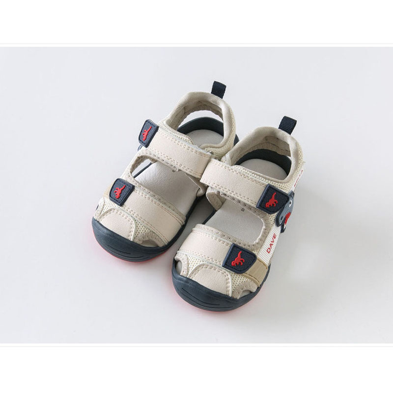 戴维贝拉男童夏季 儿童凉鞋婴儿鞋宝宝轻便透气机能鞋防踢鞋