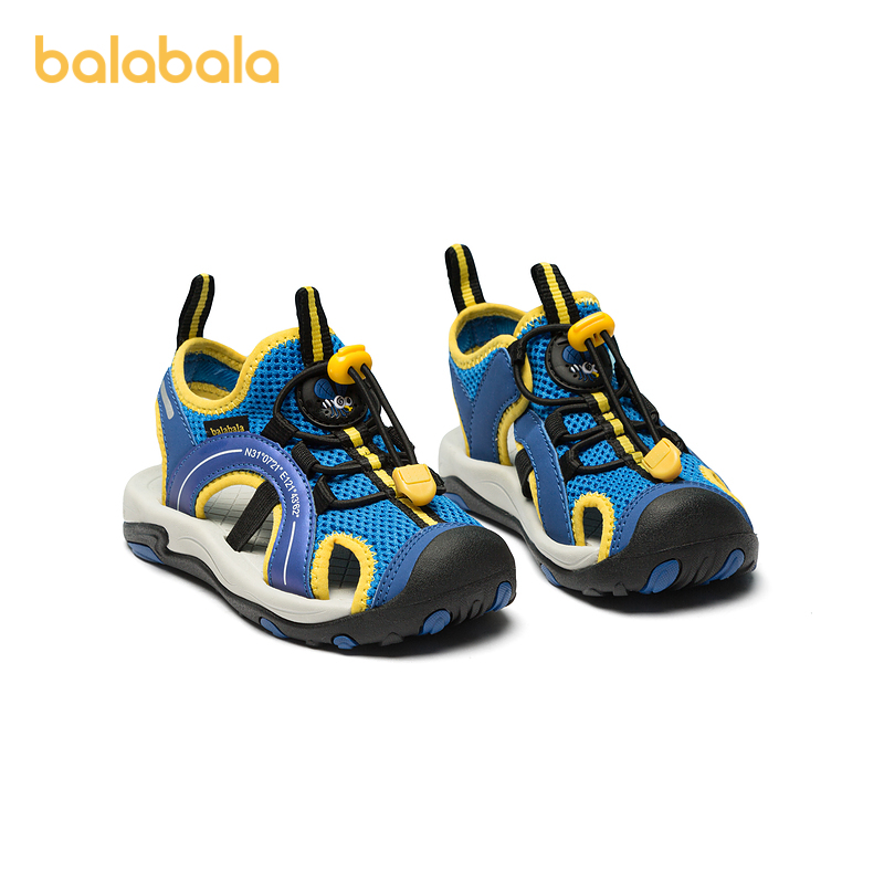 巴拉巴拉 童鞋男童幼童 夏季包头运动凉鞋防蚊