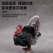 野生动物模型儿童玩具仿真动物套装大嘴鸟金刚鹦鹉鸵鸟孔雀