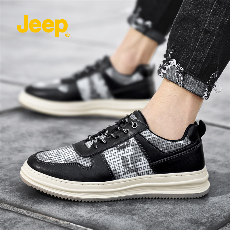 jeep吉普秋季男鞋 潮流减震耐磨户外休闲鞋运动板鞋