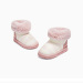 泰兰尼斯meta雪地靴 冬季加绒加厚儿童靴子宝宝鞋粉色棉靴